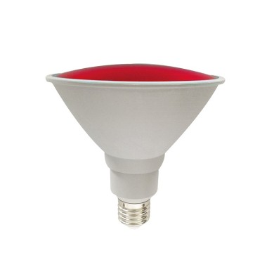LED SMD E27 PAR38 15W RED 1150LM 230V AC RA80 30000H 110°  IP65 