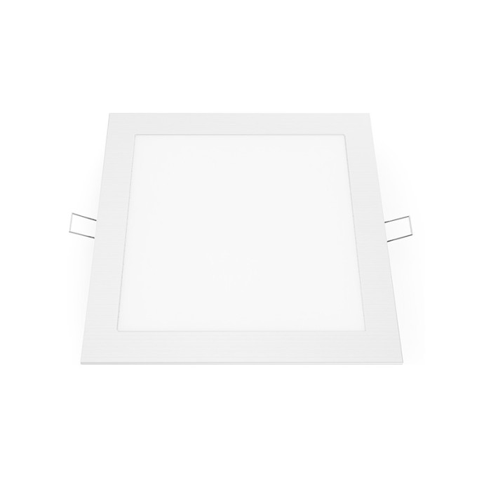 LED SLIM PANEL WHITE SQUARE REC. 18W 3000K 1700Lm 223x223mm 230V AC Ra80