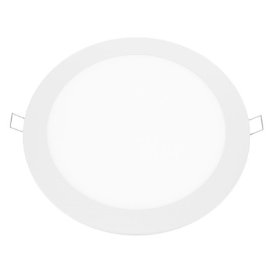 LED SLIM PANEL WHITE ROUND REC. 18W 6500K 1800Lm Φ220mm 230V AC Ra80