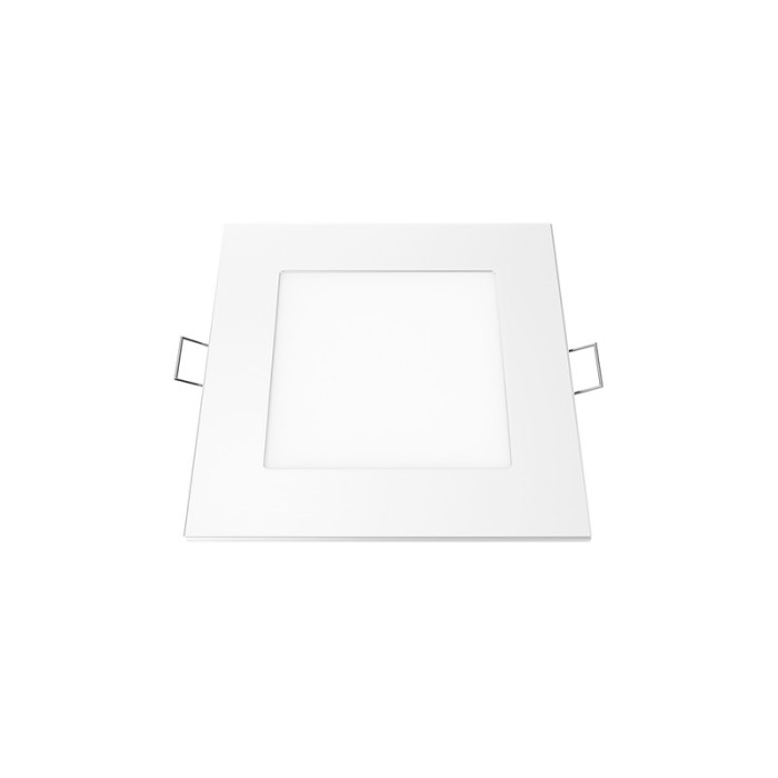 LED SLIM PANEL WHITE SQUARE REC. 6W 3000K 450Lm 118x118mm 230V AC Ra80