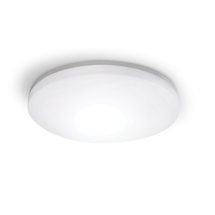 ΛΕΥΚΟ ΣΤΡΟΓΓΥΛΟ Φ/Σ LED 24W 2400LM CCT(3000/4000/6500K) Φ280mm 120° 230V ACIP54 Ra80