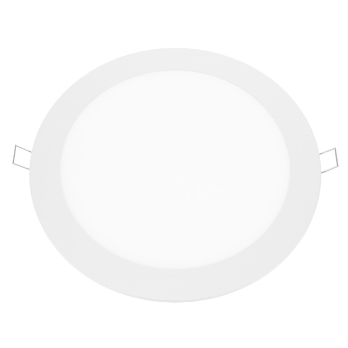 LED SLIM PANEL WHITE ROUND REC. 18W 6500K 1750LM Φ220 230V AC Ra80
