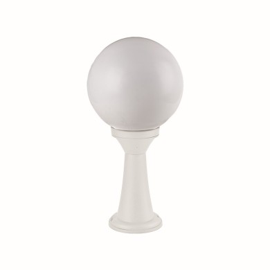 PLASTIC FLOOR GARDEN WHITE LUMINAIRE 41CM Φ200 Ε27 IP44