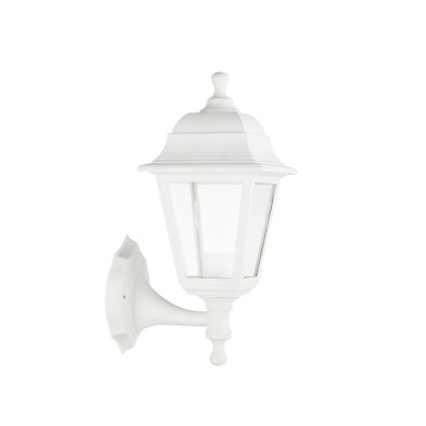 4S PLASTIC WALL GARDEN WHITE LUMINAIRE Ε27 IP44