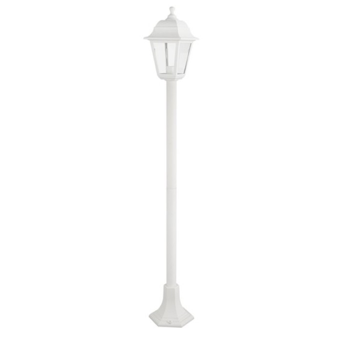 PHASING OUT 4S PLASTIC FLOOR GARDEN WHITE LUMINAIRE 100CM Ε27 IP44