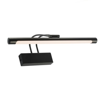 WALL MOUNTED LIGHTING LED 8W 3000K 520LM BLACK STAINLESS STEEL IP44 40X12X19CM ARIA