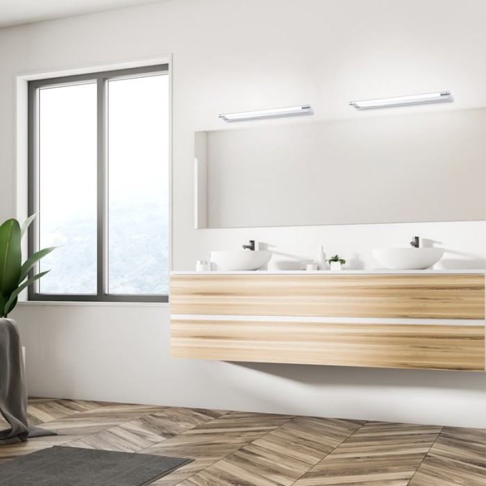 ΕΠΙΤΟΙΧΟ Φ/Σ LED 15W 975LM 4000K ΧΡΩΜΙΟ ΑΛΟΥΜΙΝΙΟ 810Χ100Χ25ΜΜ BATI