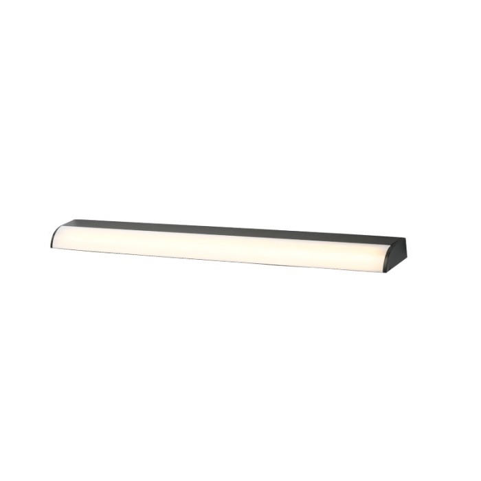 NETTO ΦΩΤΙΣΤΙΚΟ EΠITOIXO ΜΑΥΡΟ ΜΑΤ ΜΕΤΑΛΛΙΚΟ LED 12W 3000K 780Lm IP20 570Χ70mm