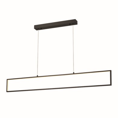 PENDANT LUMINAIRE LED 32W 3000K 2600LM AELIA BLACK METAL IP20 120X6XH150CM