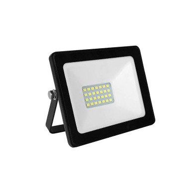 P/O BLACK LED SMD FLOOD LUMINAIRE IP66 20W 6000K 1760Lm 230V RA80