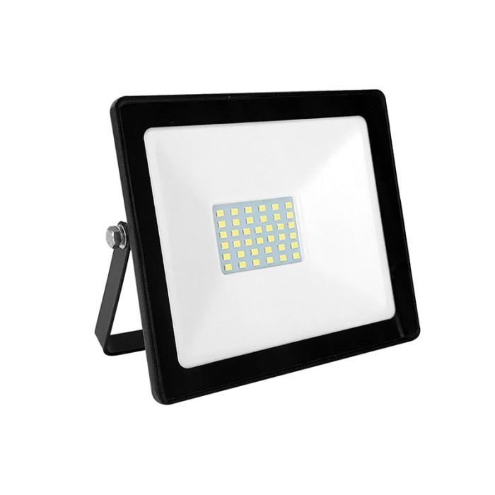 P/O BLACK LED SMD FLOOD LUMINAIRE IP66 30W 4000K 2550Lm 230V RA80