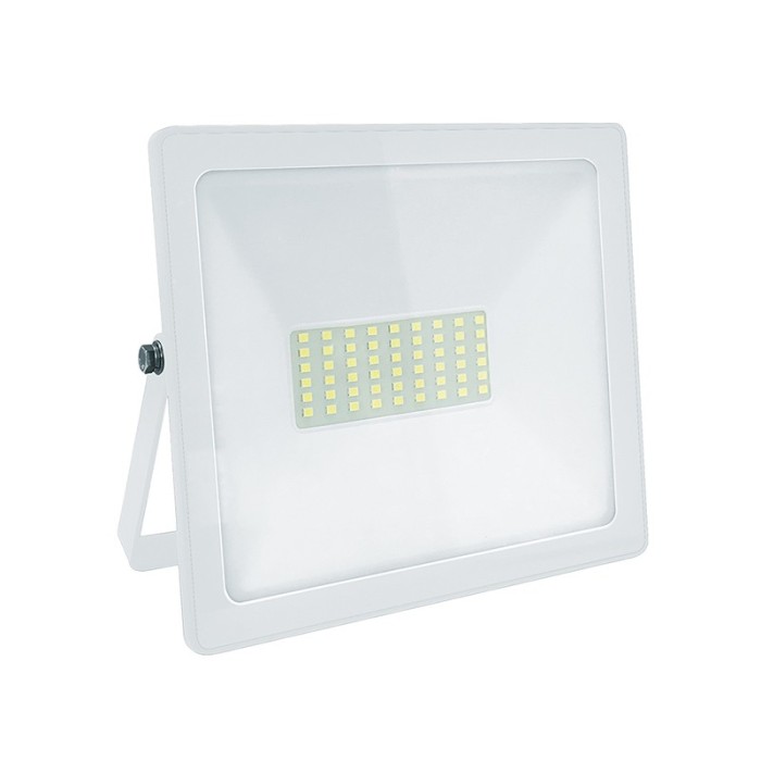 P/O WHITE LED SMD FLOOD LUMINAIRE IP66 50W 3000K 4000Lm 230V RA80