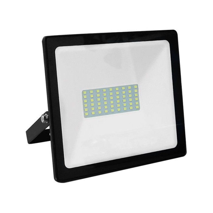 LED SMD ΠΡΟΒΟΛΕΑΣ 230V AC 50W ΜΠΛΕ IP66 ΜΑΥΡΟ