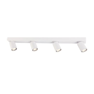 WALL MOUNTED LIGHTING 4XGU10 WHITE ALUMINUM 76Χ7Χ11CM ELITIS