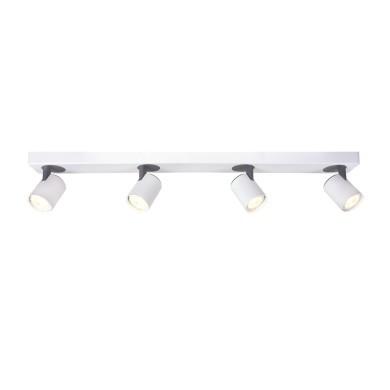 NETTO WALL MOUNTED LIGHTING 4XGU10 WHITE ALUMINUM 76Χ7Χ12CM DISCO