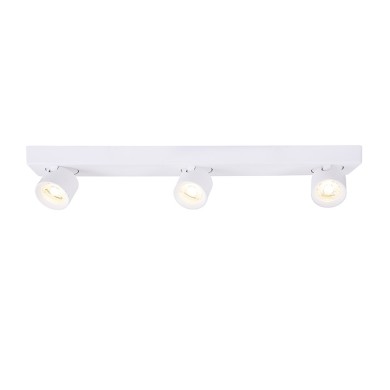 WALL MOUNTED LIGHTING LED 15W COB 80° 3000K 1200LM WHITE ALUMINUM 54X7XH10CM PLUTO