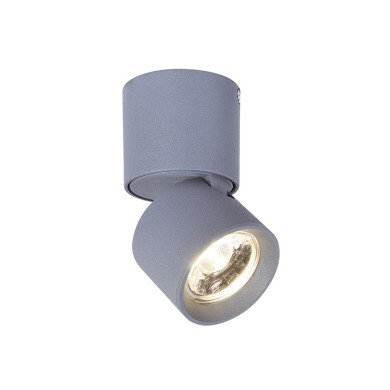 NETTO WALL MOUNTED LIGHTING LED 5W COB 80° 3000K 400LM GREY ALUMINUM D5,6XH10CM PLUTO