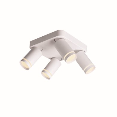 NETTO WALL MOUNTED LIGHTING 4XGU10 DIVINO WHITE ALUMINUM IP20 21X21X13,5CM