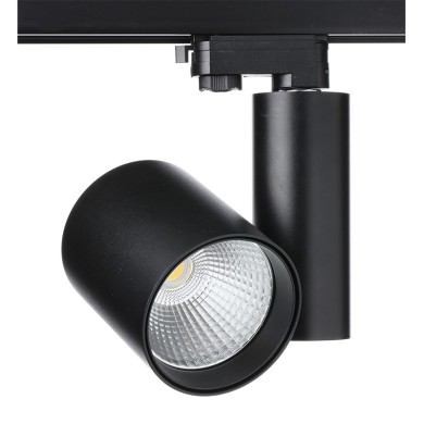 BLACK LED COB ΦΩΤΙΣΤΙΚΟ ΡΑΓΑΣ 30W 3000K 4 ΣΥΡΜΑΤΑ 38° 2700LM 230V AC Ra80