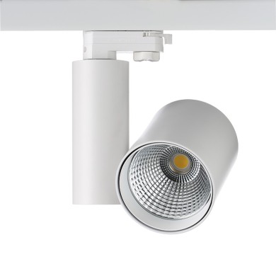 WHITE LED TRACK LIGHT 30W 4000K 4WIRES 38° 2800LM 230V Ra80