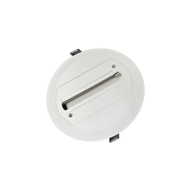 RECESSED BASE FOR 1 PHASE TRACK LUMINAIRES WHITE