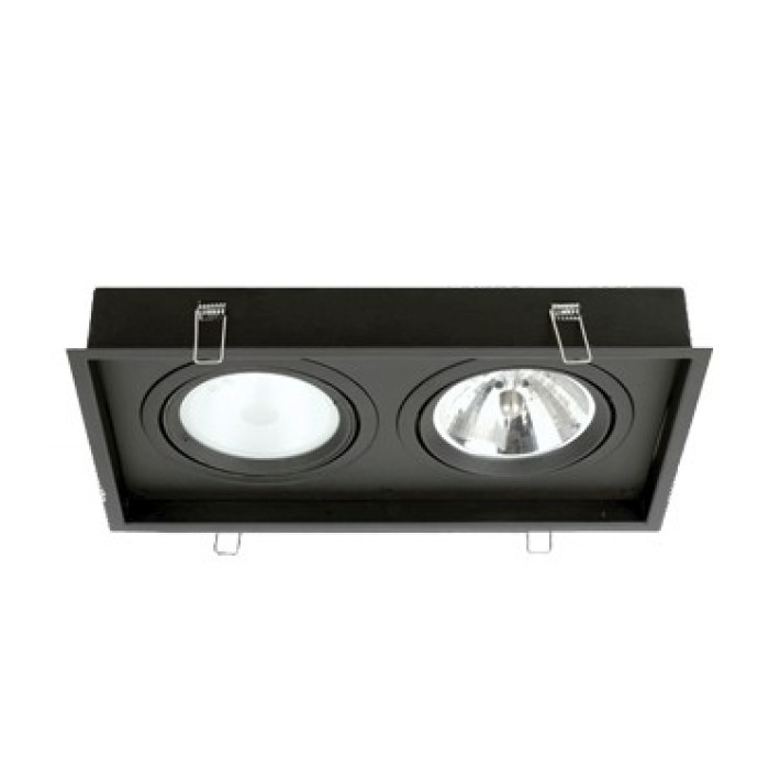 SQUARE FRAME 2P BLACK