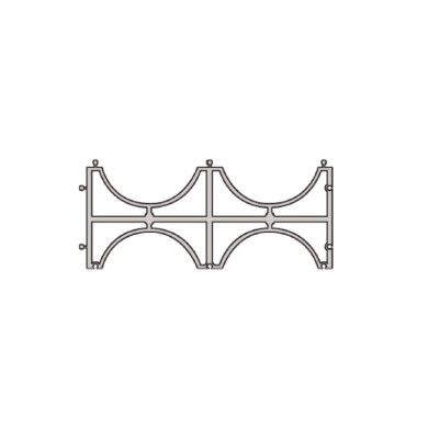 CAVIDOTTO SPACER, 4 CONDUITS, Φ160