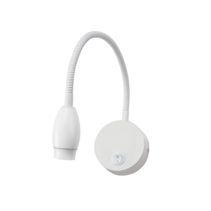 SPOT/WALL SPIRAL POWER LED CLIP LAMP 3W MATT WHITE 3W 50° 210Lm 3.000Κ 230V SWAN