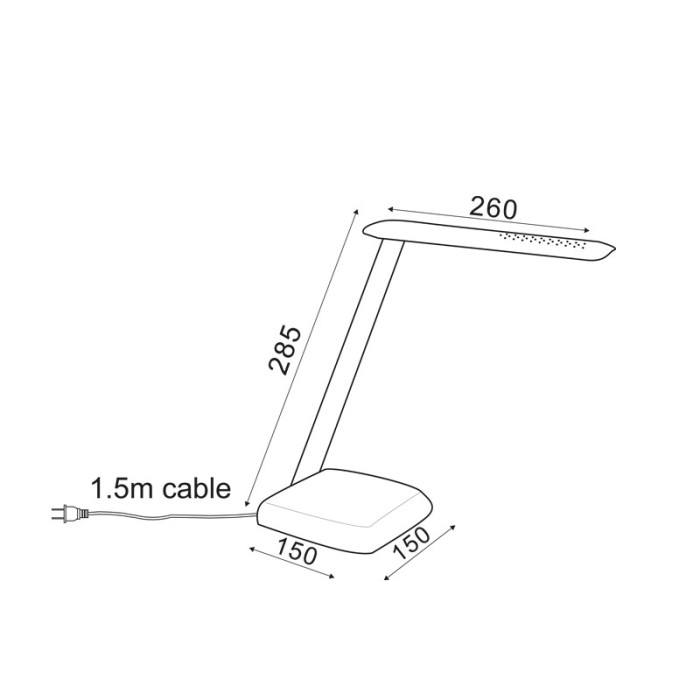 NETTO ΦΩΤΙΣ.ΓΡΑΦΕΙΟΥ LED 6W ΑΣΗΜΙ 480Lm Dimmabl 3.000K/6.000Κ 230V FUTUR