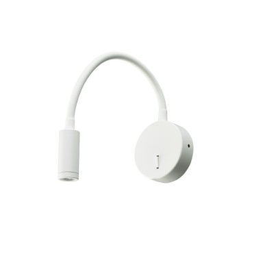 WALL LAMP LED 3W 3200K 190LM WHITE METAL D8X36CM ALIS