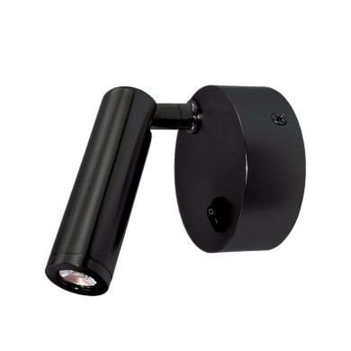 LED WALL LAMP 3W ΜΑΤT BLACK PORTABLE 50° 210Lm 4.000Κ 230V INYOKA2