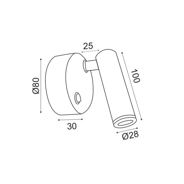 INYOKA2-ΦΩΤΙΣΤΙΚΟ ΕΠΙΤΟΙΧΟ/ΟΡΟΦΗΣ ΛΕΥΚΟ ΜΕΤΑΛΛΙΚΟ LED HP 3W 4000K 210LM IP20 8X16X8CM