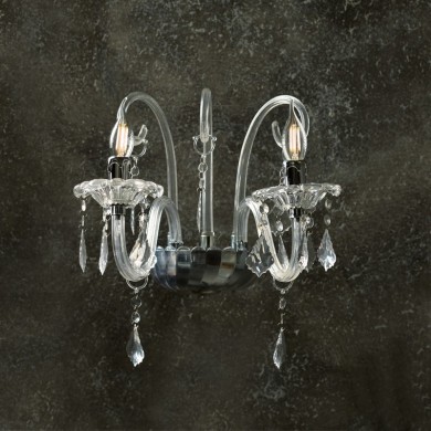 NETTO PENDANT 2ΧΕ14 CLEAR ACRYLIC 39Χ30Χ42CM GIZA