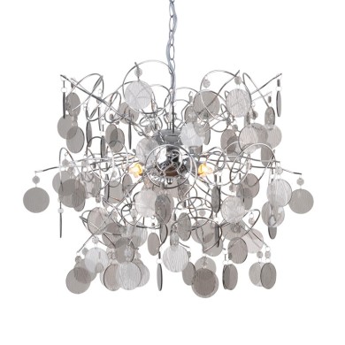 NETTO ΦΩΤΙΣΤΙΚΟ ΚΡΕΜΑΣΤΟ ΧΡΩΜΙΟ ΜΕΤΑΛΛΙΚΟ ΣΥΜΒΑΤΙΚΟ 4ΧG4 IP20 Φ550Χ1500mm