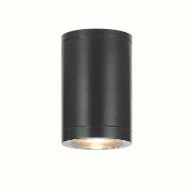 GU10  ROUND CEILING LUMINAIRE 230V AC DARK GREY IP65 GU10 MAX.7W