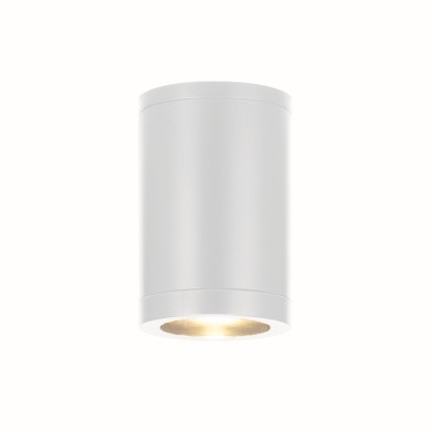 GU10  ROUND CEILING LUMINAIRE 230V AC MATT WHITE IP65 GU10 MAX.7W