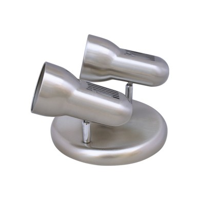 NETTO ROSET WITH 2 MOVABLE SPOTS R50 E14 NICKEL MAT