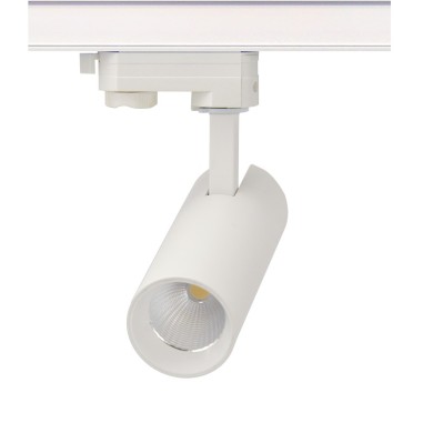 ΑΜΜΩΔΕΣ ΛΕΥΚΟ LED ΣΠΟΤ ΡΑΓΑΣ 10W 3000K 3-PHASE 36° 1000LM 230V AC Ra80 Φ55*153MM 5YRS