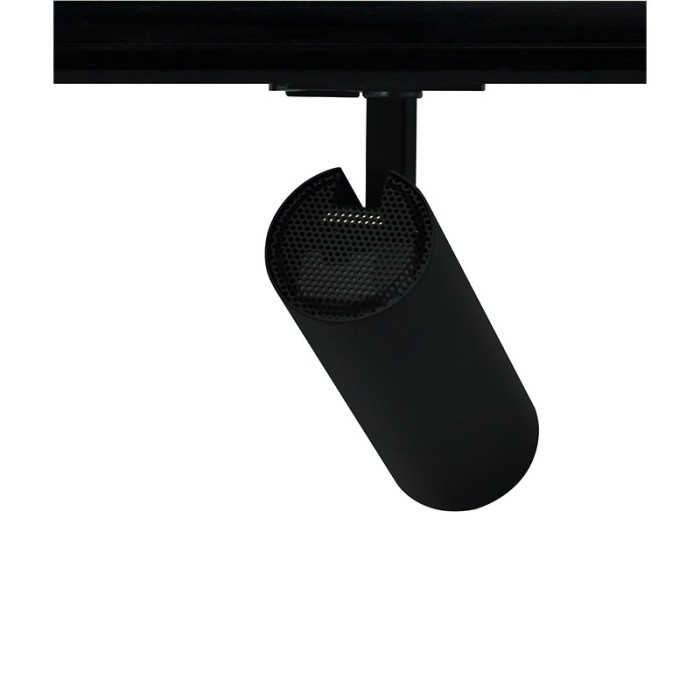 ΑΜΜΩΔΕΣ ΜΑΥΡΟ LED ΣΠΟΤ ΡΑΓΑΣ 10W 4000K 1-PHASE 36° 1050LM 230V AC Ra80 Φ55*153MM 5YRS