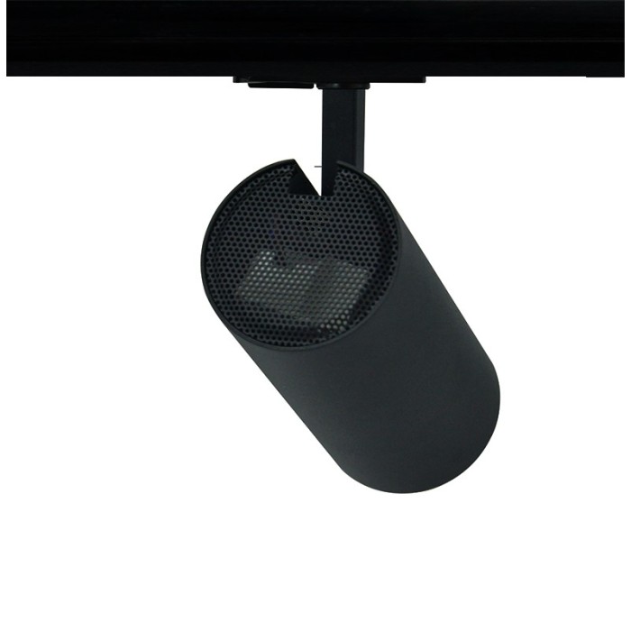 ΑΜΜΩΔΕΣ ΜΑΥΡΟ LED ΣΠΟΤ ΡΑΓΑΣ 27W 3000K 1-PHASE 36° 3120LM 230V AC Ra80 Φ74*170MM 5YRS