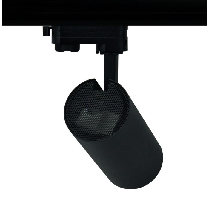 ΑΜΜΩΔΕΣ ΜΑΥΡΟ LED ΣΠΟΤ ΡΑΓΑΣ 27W 4000K 3-PHASE 36° 3150LM 230V AC Ra80 Φ74*170MM 5YRS