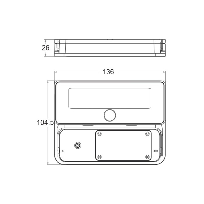 LED SMD ΠΡΟΒΟΛΕΑΣ ΜΕ ΦΩΤΟΒΟΛΤΑΙΚΑ ΠΑΝΕΛ 8W 1000LM 4000K IP54 120° Ra80