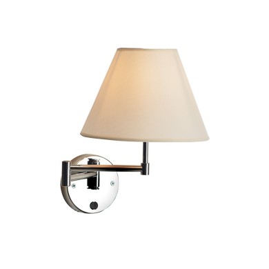 WALL LAMP 1ΧΕ27 CREME CLOTH SHADE SUWON