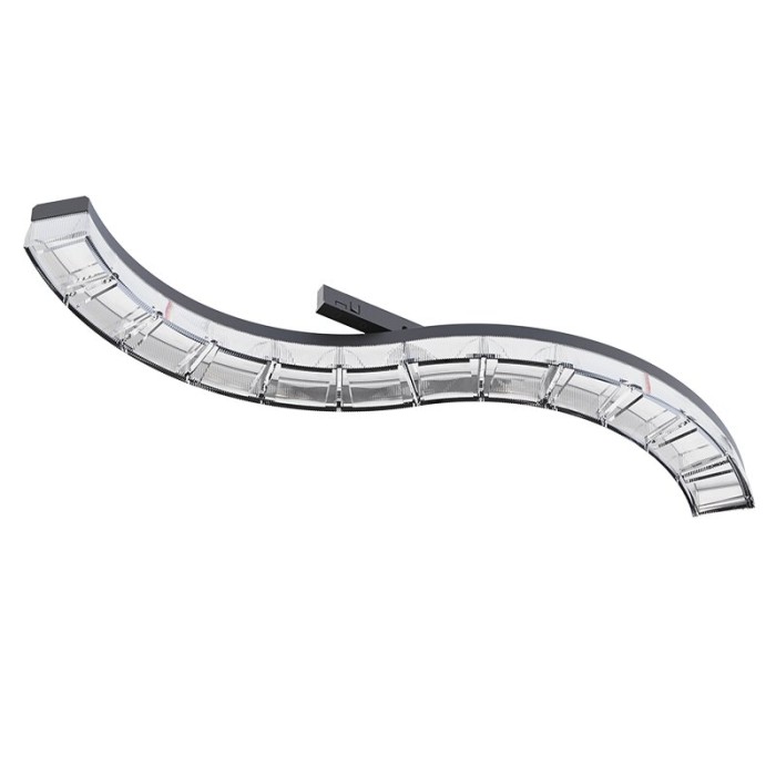 TBOYD-MINI TRACK CURVED LINEAR LIGHT BLACK/ WHITE 45° BEAM ANGLE 12W 3000K 860LM 24V DC 5 YEARS WARRANTY