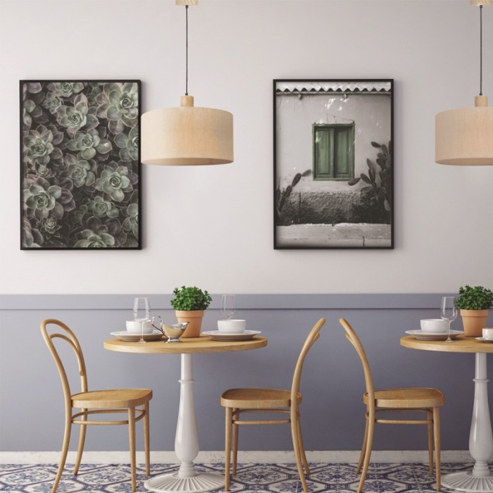 ΚΡΕΜΑΣΤΟ Φ/Σ 1ΧΕ27 CHIOS ΚΡΕΜ ΥΦΑΣΜΑ+ΞΥΛΟ D45XH140CM