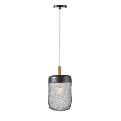 NETTO ΦΩΤΙΣΤΙΚΟ ΚΡΕΜΑΣΤΟ ΜΑΥΡΟ ΜΑΤ ΜΕΤΑΛΛΙΚΟ ΣΥΜΒΑΤΙΚΟ 1ΧΕ27 IP20 Φ200Χ1540mm