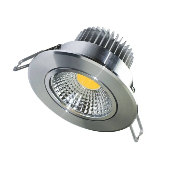 Υ/Κ ROUND N.MAT MOV. LED SPOT 6W 6000K 440Lm COB 230V 60° Ra80