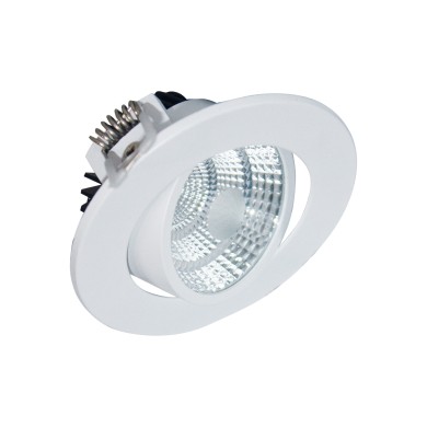 Υ/Κ ROUND WHITE MOV. LED SPOT 6W 3000K 410Lm COB 230V 60° Ra80