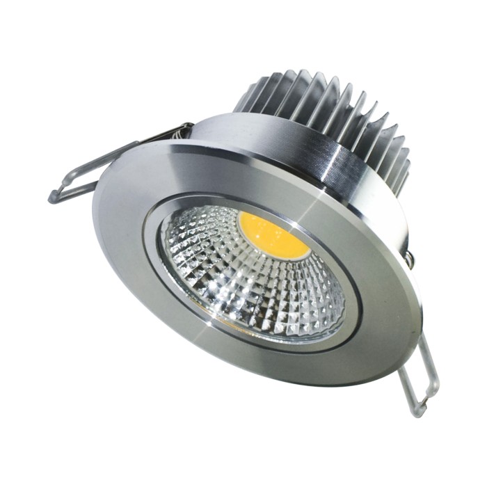 Υ/Κ ROUND N.MAT MOV. LED SPOT 6W 4000K 430Lm COB 230V 60° Ra80