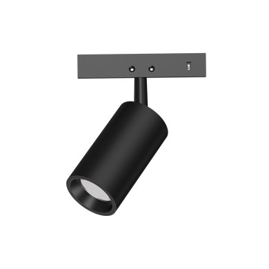  MINI BLACK MAGNETIC SPOT 24V DC 2W 3000K 180LM 24° RA90 5 YRS Φ26*46(72)ΜΜ